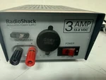 Regulated Power Supply 3AMP 13.8VDC 22-504 W/ Manual. Fixed Price $23.99.