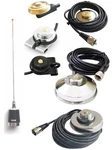 No-ground Mobile Radio Antenna Uhf 450-490MHZ 2DBD Hole Trunk Magnet Mount PL259. Fixed Price $52.00.
