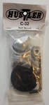Hustler C-32 Chrome Ball Antenna Mount 3/8" X 24 180 Adjustable 2.5" Tall Truck. Fixed Price $22.50.