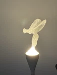 Rolls Royce Spirit Of Ecstasy Ornament, Hi Intensity Leds And Power Supply. Fixed Price $99.00.