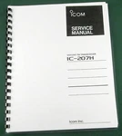 Icom IC-207H Service Manual: W/11"X32" Schematic, Protective Covers. Fixed Price $24.00.