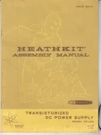Original Heathkit Assembly Manual HP-13A Transistored Dc Power Supply 24 Pages. Fixed Price $24.50.