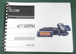 Icom IC-207H Instruction Manual: Comb Bound With Protective Covers!. Fixed Price $24.00.
