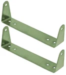 Lot Kalibur CB74 7.25" Brass Finish Radio Mounting Bracket Cobra Uniden. Fixed Price $25.95.