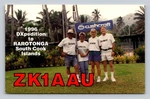 Ham Radio Qsl ZK1AAU Rarotonga South Cook Islands 1996 Dxpedition Cw. Fixed Price $15.99.