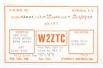 1949 Amateur Ham Radio Qsl Card Hancock New York W2ZTC Everett Squires. Fixed Price $7.50.