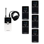 Retekess TT116 Uhf Tour Guide Audio System Mic Transmitter 5 Receivers Factory. Fixed Price $291.65.