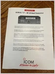Icom IC-737 Hf Transceiver Sales Literature Brochure Analysis & More 1993. Fixed Price $24.99.