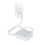 Ultra Thin Flat Extension Cord 5 Ft, Tessan Slim Power Strip With Usb Ports (.... Fixed Price $30.00.