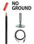 Firestik FG2DD-B 2' Black Cb Antenna, 17FT Coax Cable And Mount Kit New. Fixed Price $79.99.