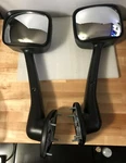 Freightliner Cascadia Hood Mount Mirror - Automann 563.46011 Lh & 563.46012 Rh. Fixed Price $90.00.