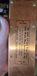 R.l. Drake Co. TV-1000-LP Low Pass Filter Watts For Parts Not Working. Fixed Price $40.00.