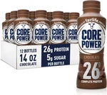 Core Power Protein Shake, Chocolate, 26G Bottle, 14OZ, 12 Pack. Fixed Price $36.99.